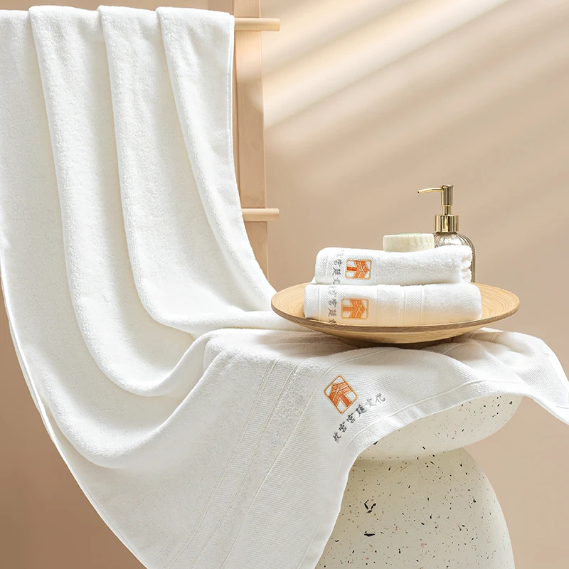 【小水专属】纯色星级棉毛浴巾三件套