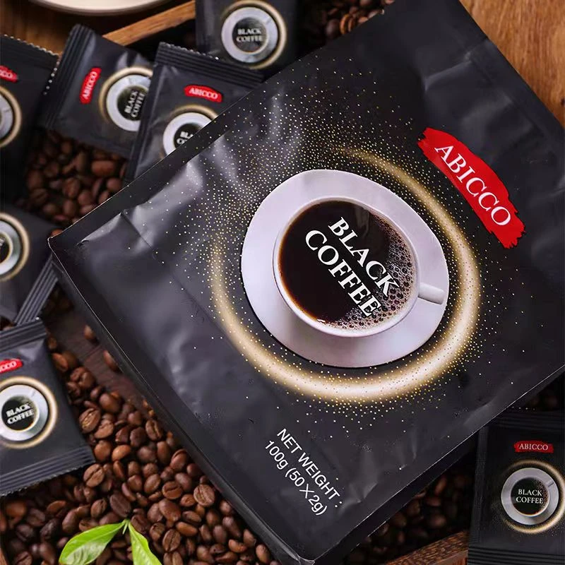 大咖马来西亚进口爱比可无植脂末黑咖啡速溶咖啡粉50包办公室饮品