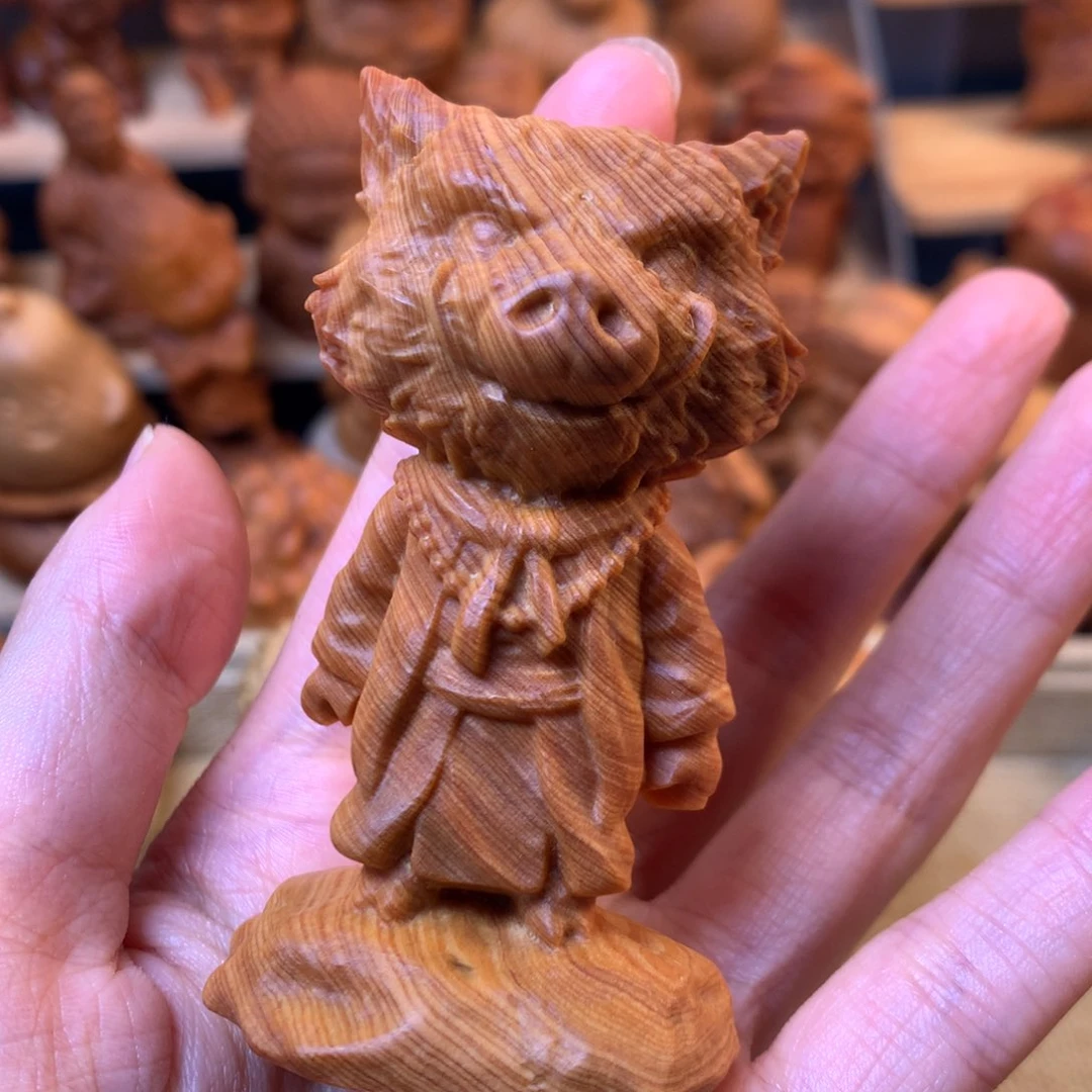 柏木（崖柏）墨**贝猪八戒