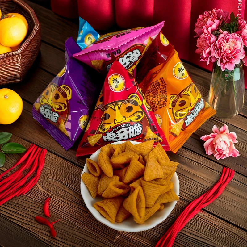 旭源聚会必备虎牙脆尖角脆妙脆角零嘴儿童等位休闲出游精选伴手礼
