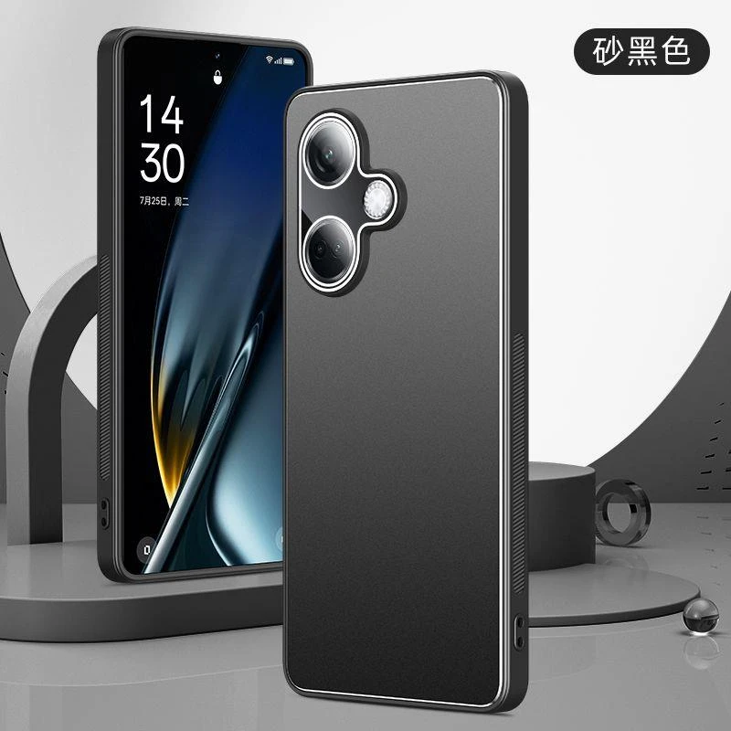 OPPOK11手机壳金属硬壳磨砂软边防摔PJC110镜头全包保护套新款5g