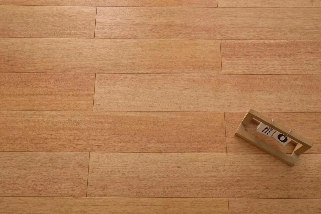 原木番龙眼本色纯实木地热锁扣地板