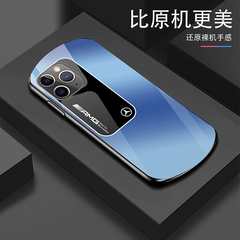 适用【苹果11Pro】AMG爆款酷炫跑车轻奢商务创意防摔手机壳