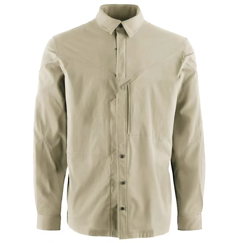 LISUN™ 男士时尚户外休闲长袖衬衫（鼠）