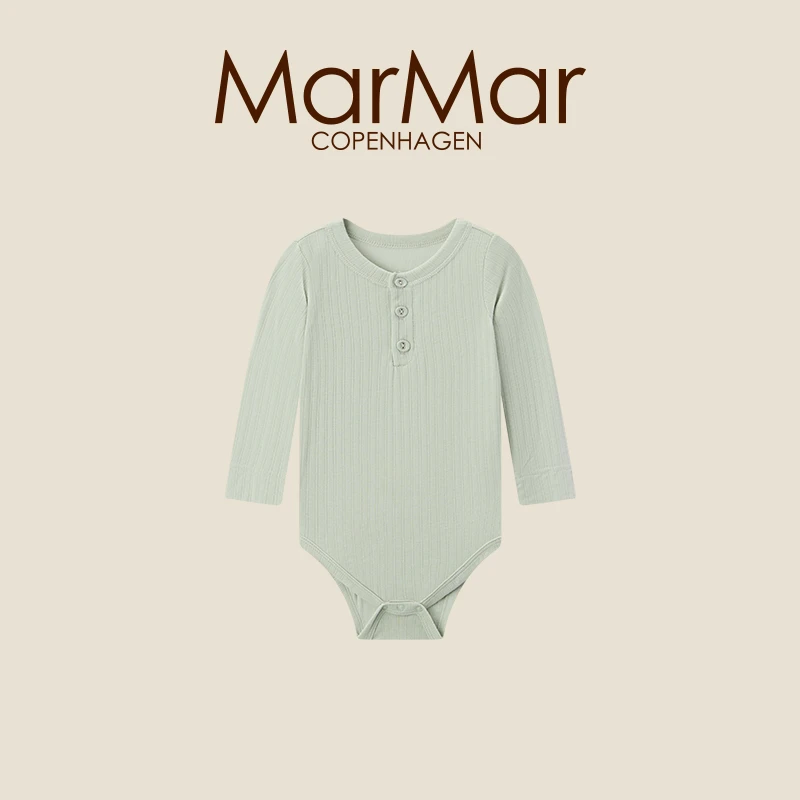 MarMar2024秋季新品新生婴儿衣服初生宝宝莫代尔三角包屁衣长袖