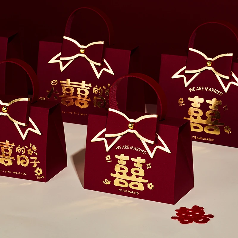 喜糖盒中式高级感大号糖盒结婚专用大气婚礼伴手礼盒2024新款空盒