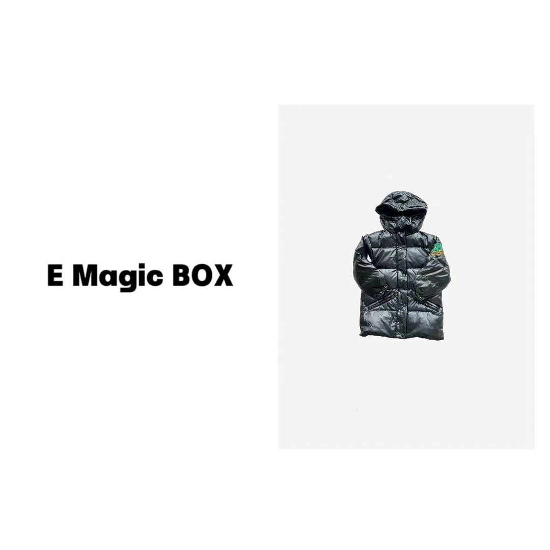 E Magic Box童装“高定机车”儿童限量款冬季免洗羽绒服39956