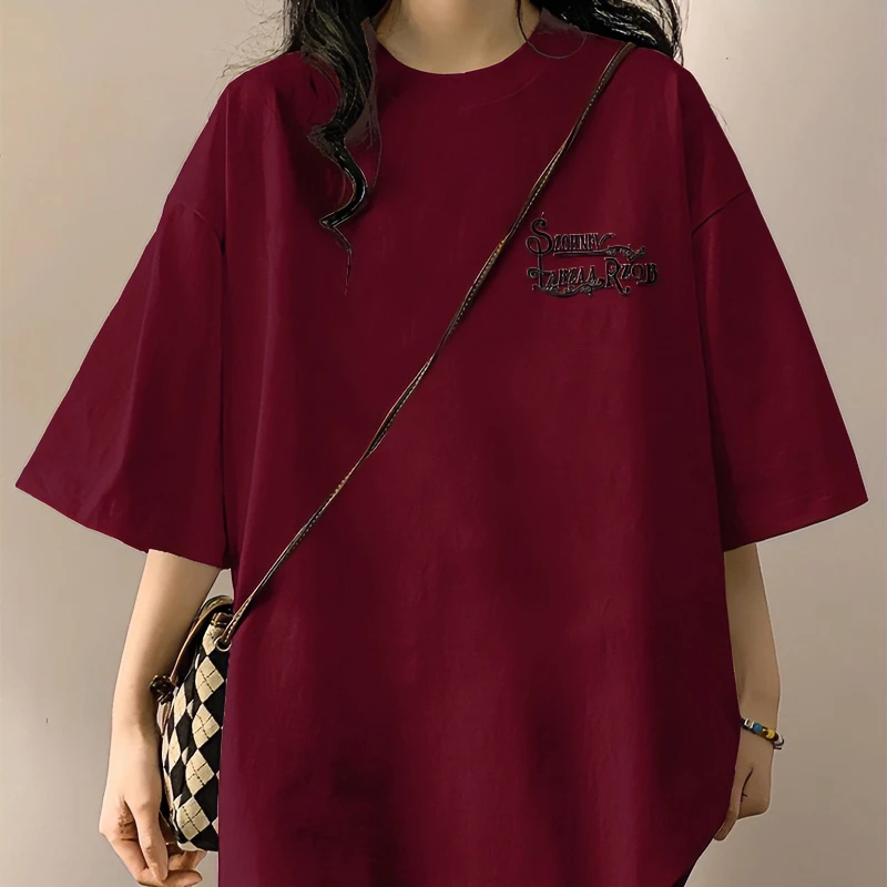 胖mm夏季韩版显瘦宽松大码2-300斤重磅100%纯棉休闲百搭五分袖T恤