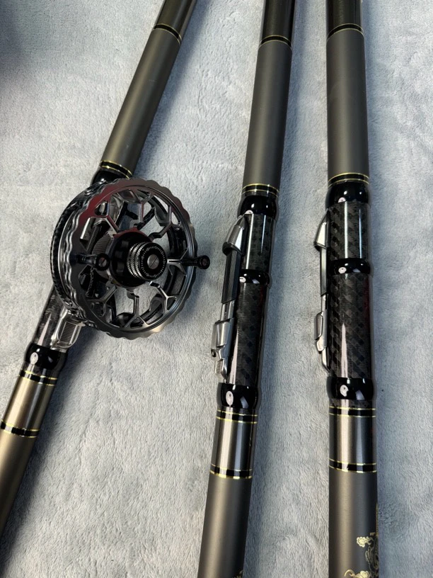 新款追龙谷麦逗钓竿19调6H超轻超硬高碳三定位逗钓竿全能版fuji