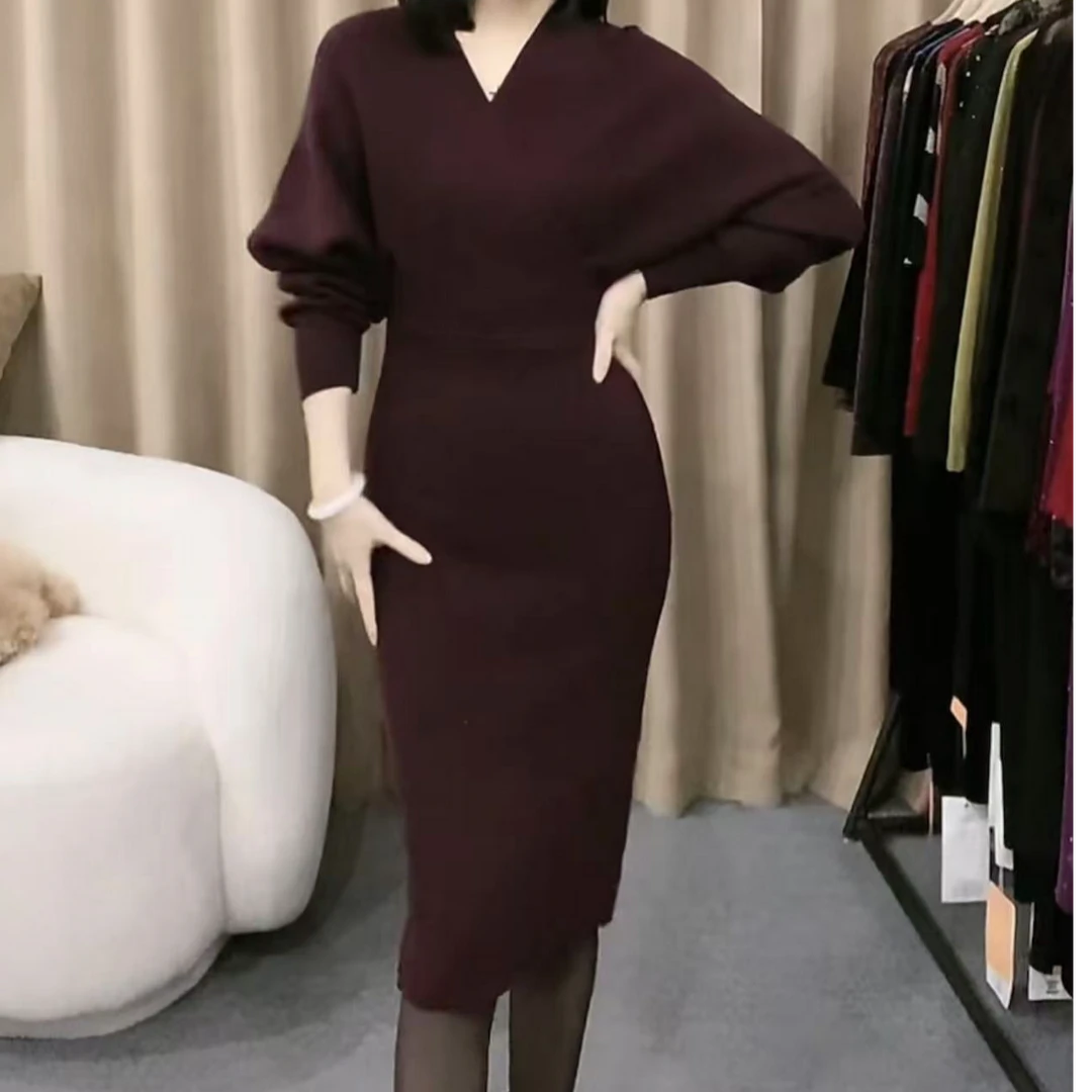 【长款】气质显瘦连衣裙显高洋气收腰显高轻奢YF919