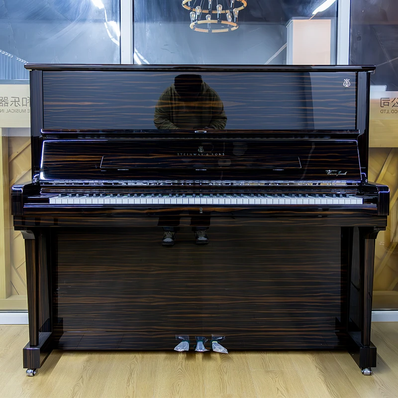 施坦威 皇冠珠宝系列 望加锡黑檀木 STEINWAY K132高端演奏钢琴