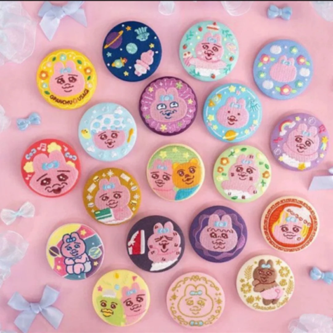 opanchu 尿布兔 刺绣吧唧食玩盲袋