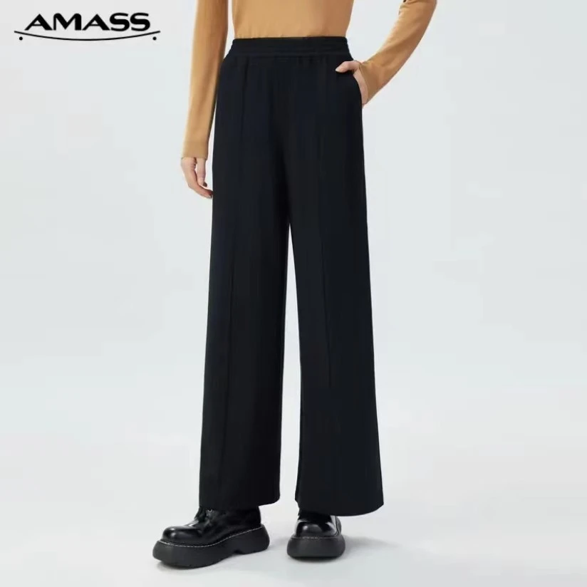 AMASS/阿玛施纯色长裤直筒裤 5100360-4226411-001