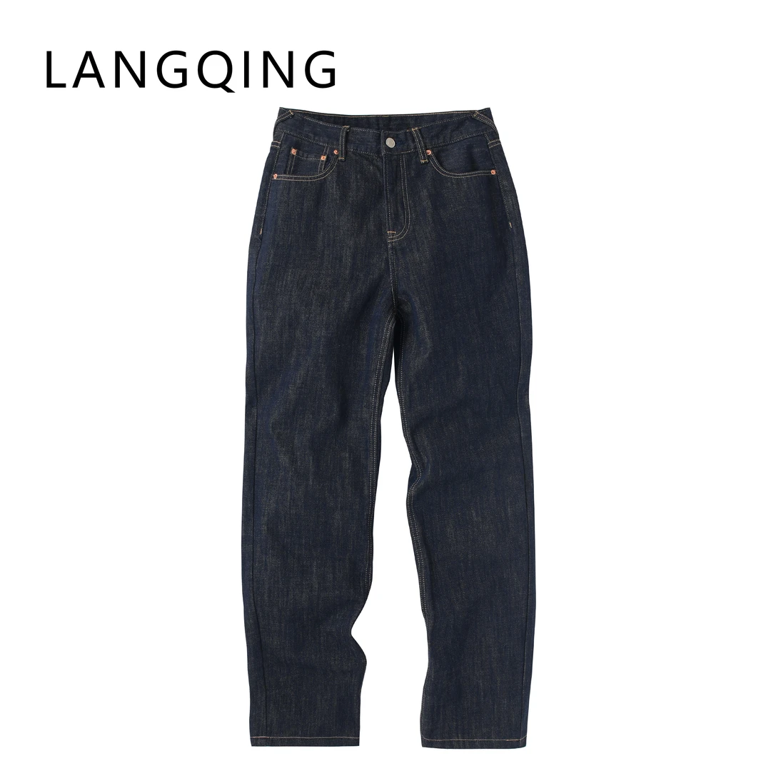 浪清/女装推荐 叶安娜时尚直筒牛仔裤43275/43276#