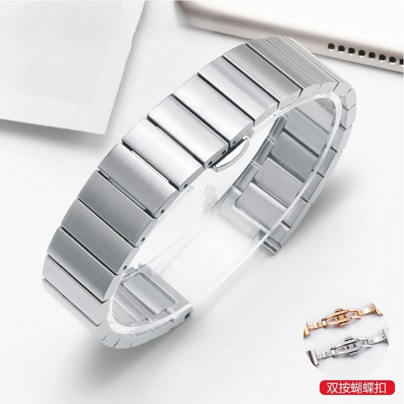 适用华为GT3男女手表带GT2Pro表带buds精钢表链watch3pro new钢带