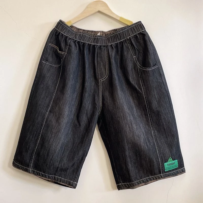 2024夏季新款时尚洋气宽松舒适休闲潮流百搭五分牛仔短裤YX103972