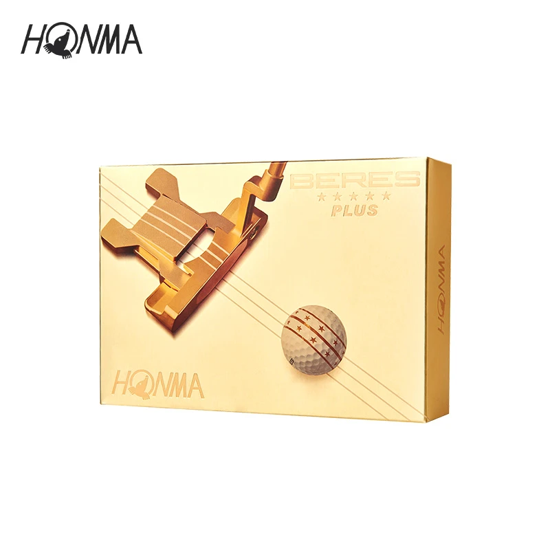 HONMA 高尔夫Beres5SP新款白色高尔夫球六层球兔年定制球12粒/盒