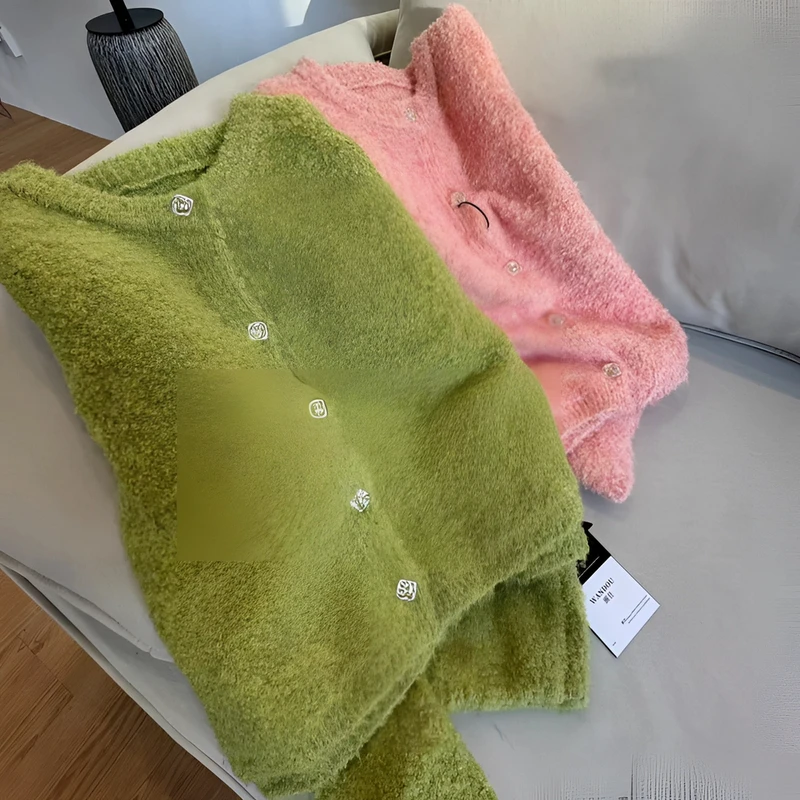 毛毛衣韩针织毛衣【喜田】秋冬