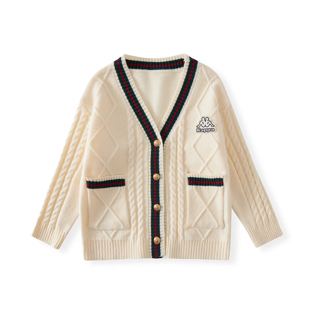 Kappa Kids卡帕春秋儿童童装中大童卫衣圆领