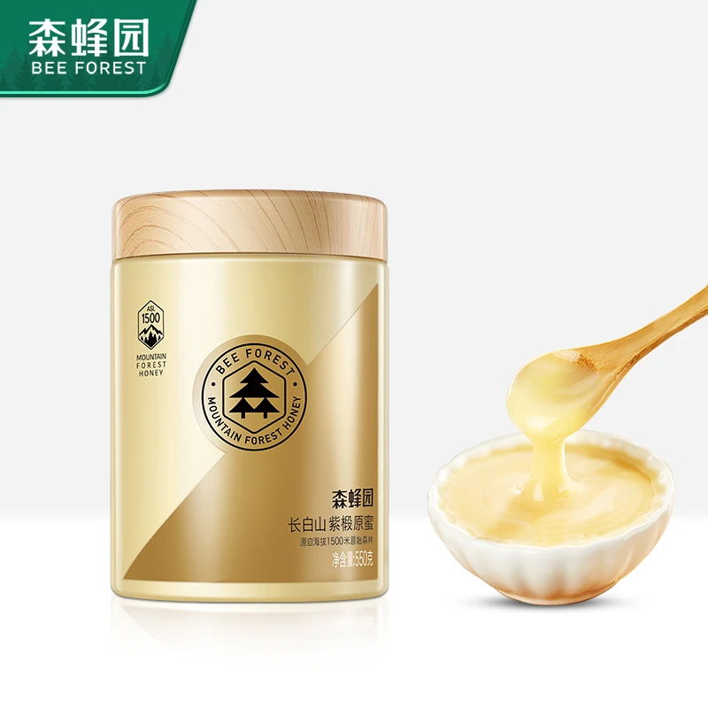【森蜂园】森蜂园长白山椴树原蜜550g天然自产椴树结晶蜜雪蜜蜂蜜