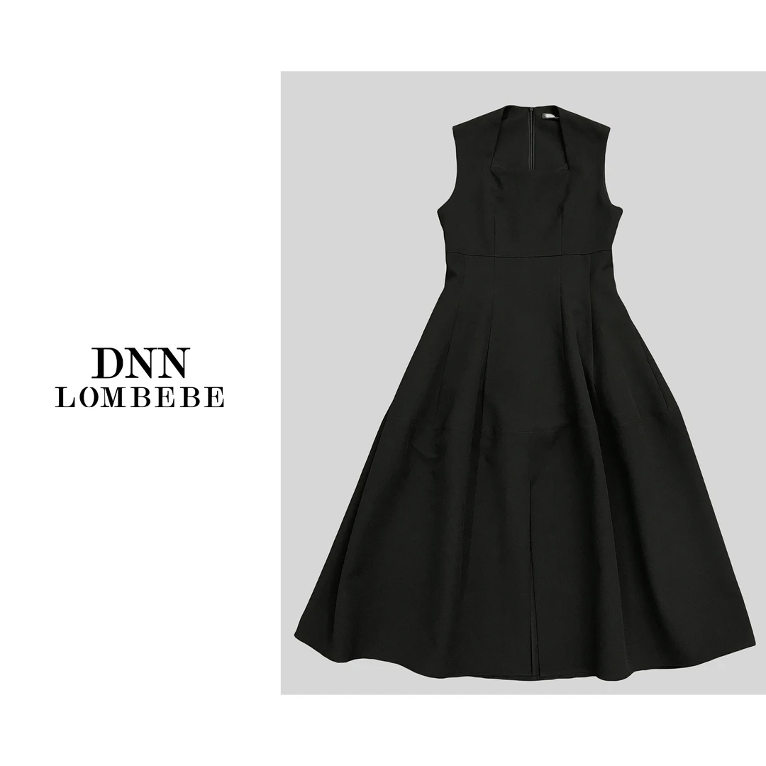 DNN LOMBEBE2068#法式优雅时尚气质显瘦女装设计师连衣裙