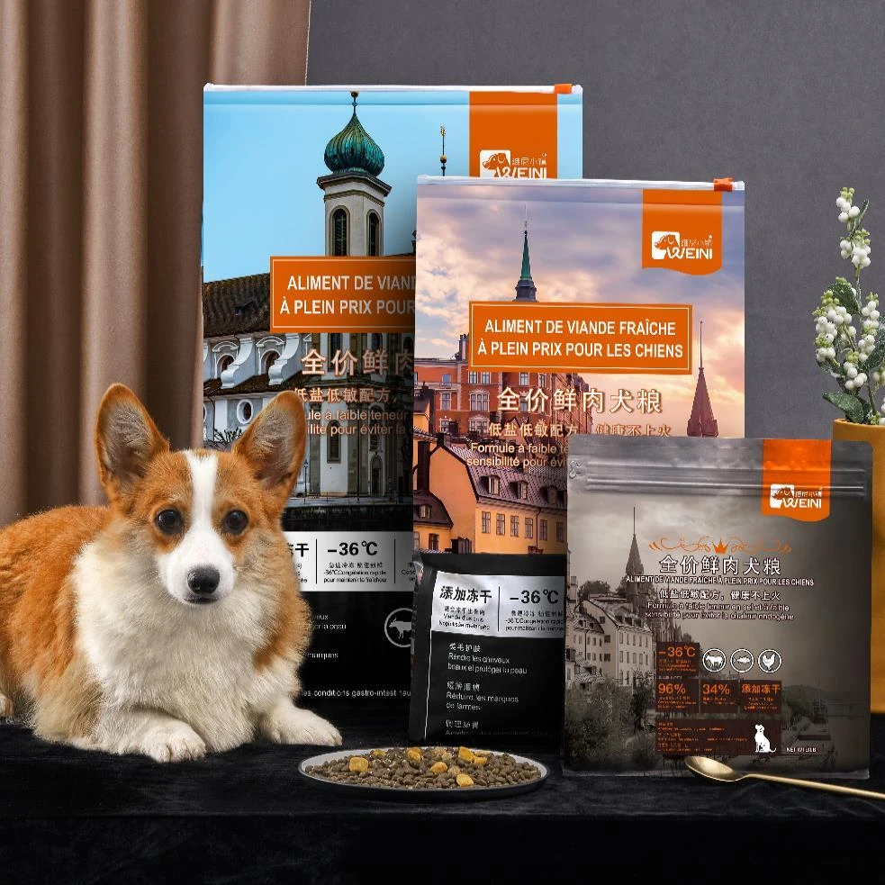 维尼小镇冻干生骨肉狗粮无谷鲜肉全价全犬粮美毛去泪痕低盐油关节