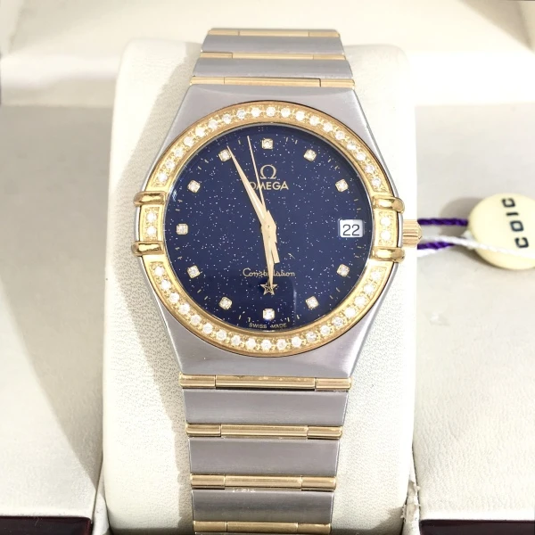 95新 Omega/欧米茄 苏酥专属/石英表/表径33/S99240812003