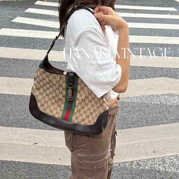 95新 GUCCI/古驰 花绮二店/Gucci老花Jackie大号/95新