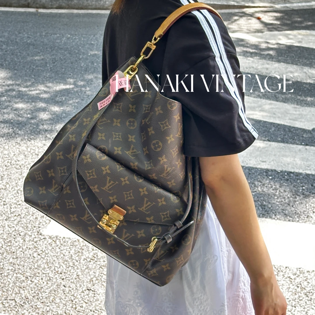 95新 LouisVuitton/路易威登 花绮中古/LV metis hobo单肩包/95新