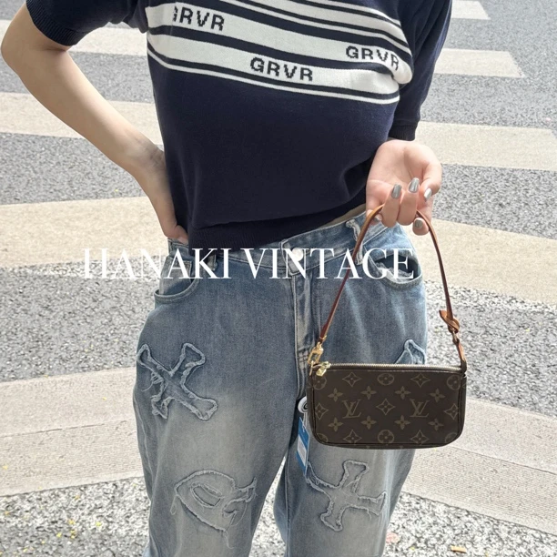 95新 LouisVuitton/路易威登 花绮中古/LV老花小麻将/95新