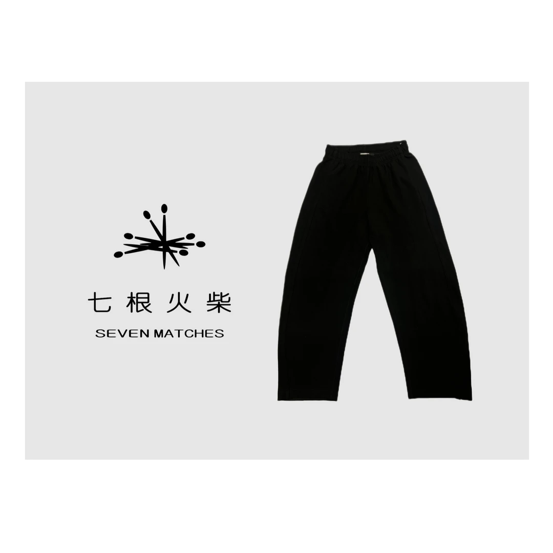 夏季时尚显瘦侧缝百搭弯刀裤