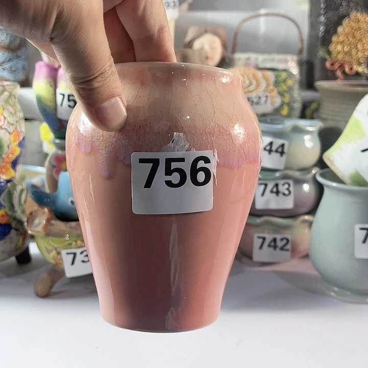 红陶多肉植物花盆