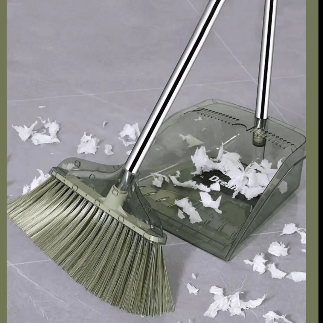 加大加厚新款扫把簸箕套装家用软毛不粘毛发防风簸箕撮扫把套装