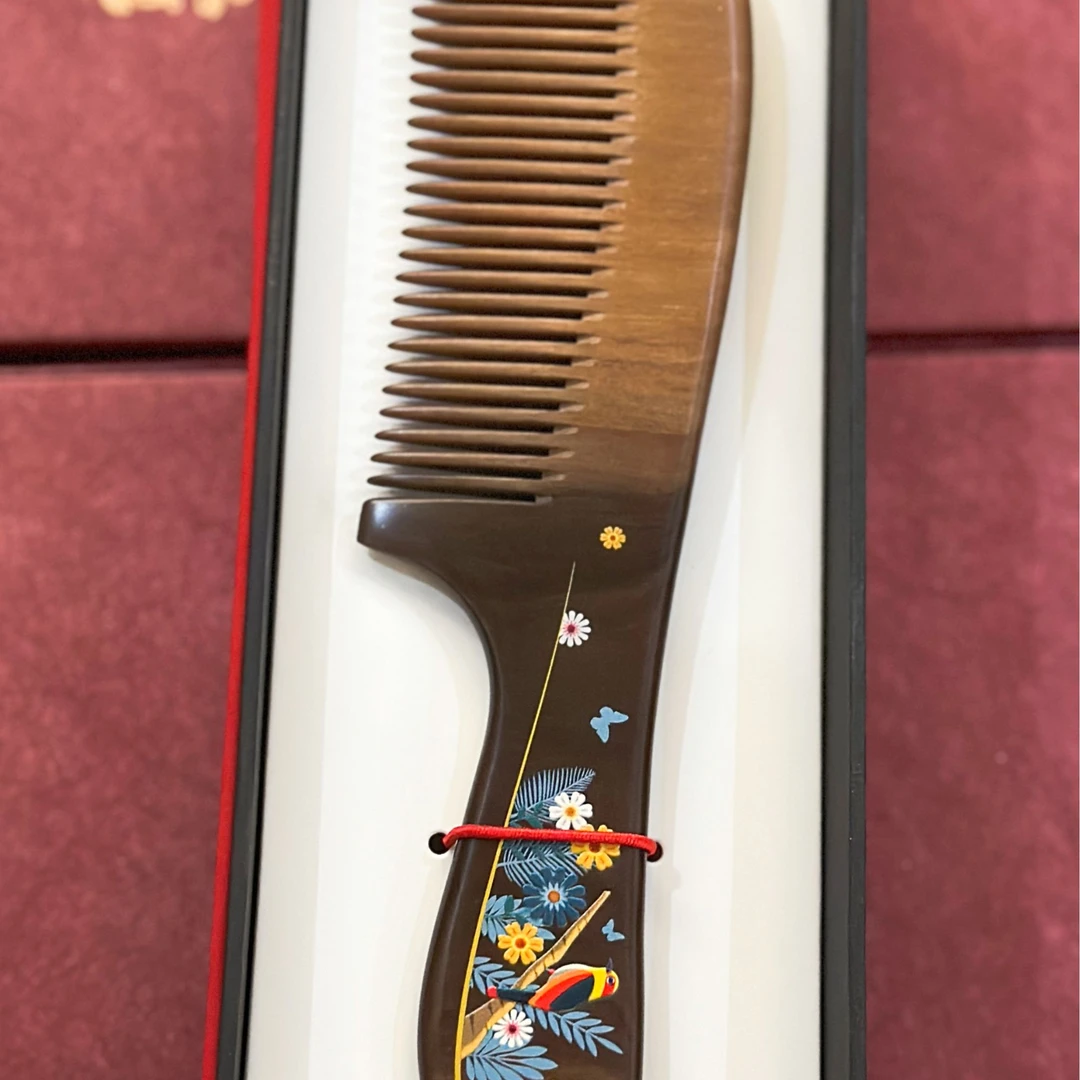 【许堂主专属】红木精品礼盒梳子长