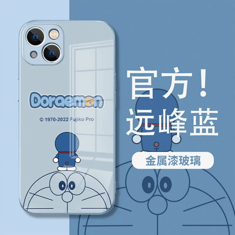12mini哆啦A梦苹果14plus手机壳iPhone13Promax保护套11/xs/xr/8