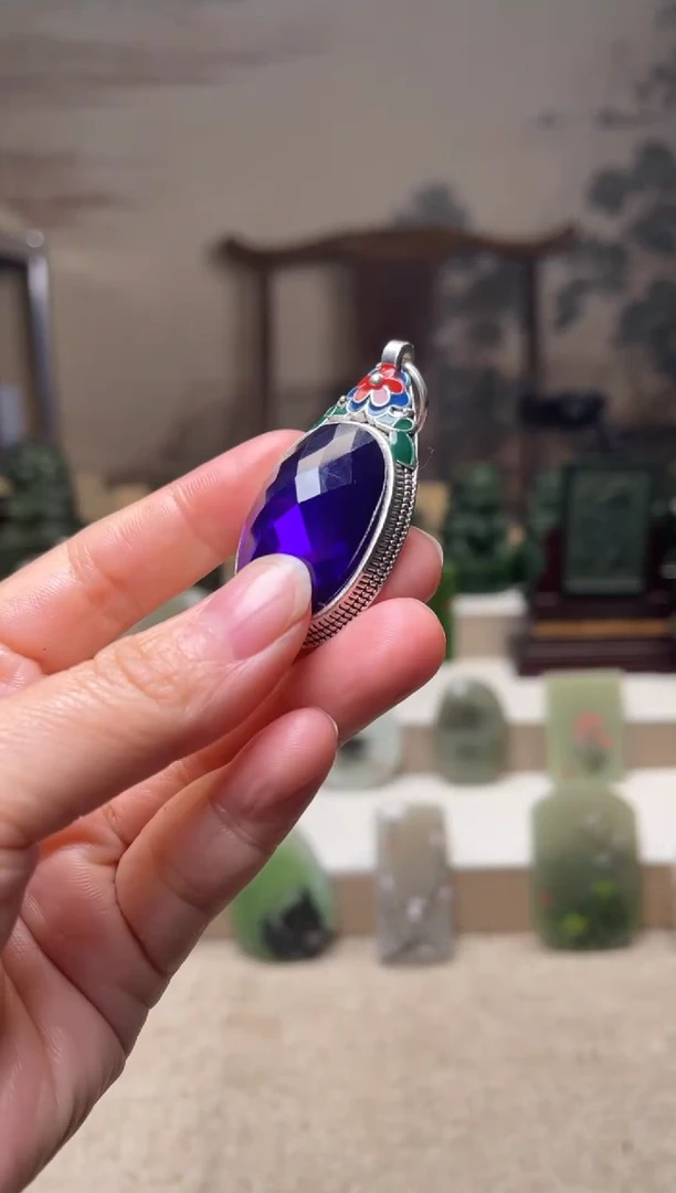 【闪购商品】锆石吊坠银S925镶嵌126
