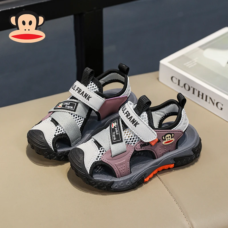 大嘴猴童鞋男童包头凉鞋儿童鞋子小孩宝宝防滑软底夏季运动沙滩鞋