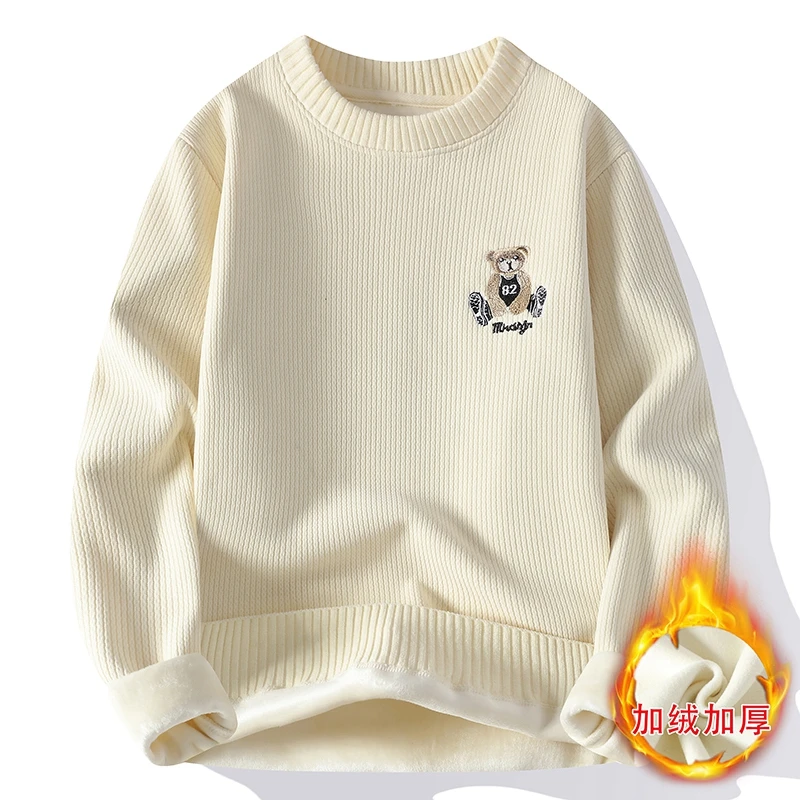 【高品质 卫衣】柔软舒适秋冬男士休闲打底衫宽松毛衣长袖保暖68313