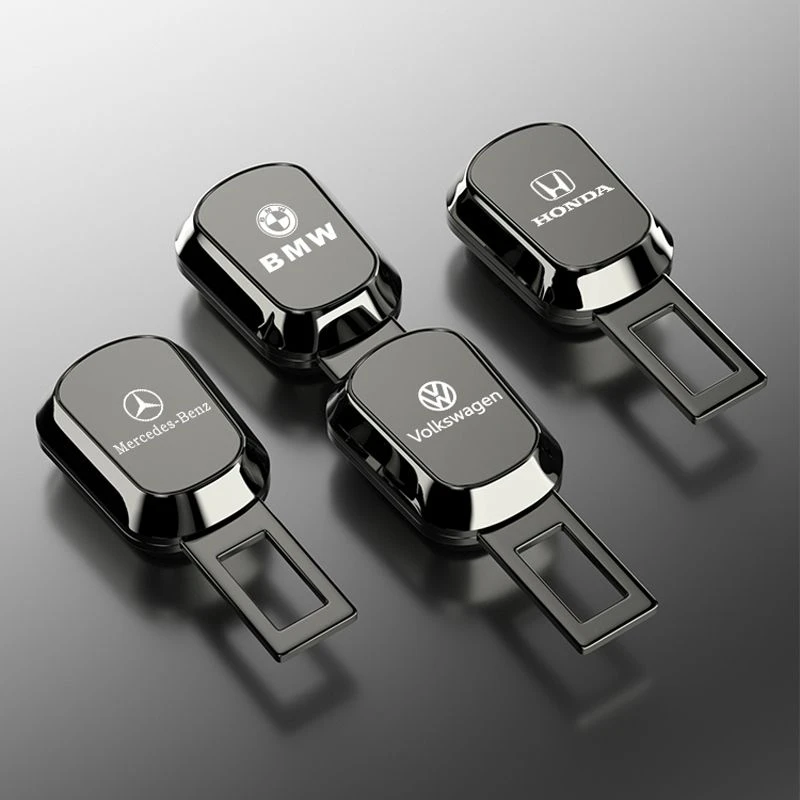 带叉头合金插车载戴延长接头固定器汽车带后排卡扣保险带