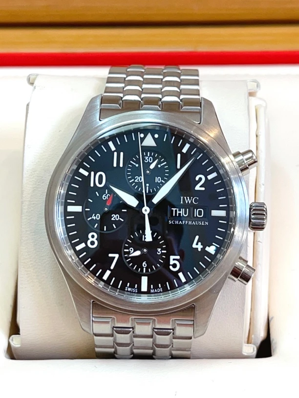95新 IWC/万国 飞行员/男士机械/表径42/工价53500