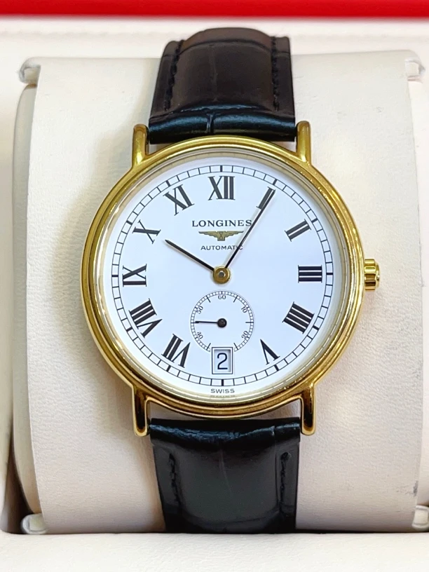 90新 Longines/浪琴 经典/表径34.5/中性机械/单表/工价9800