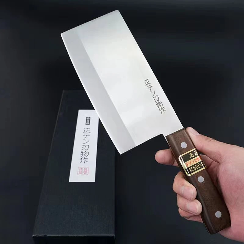 日本松田诚一作 V金特钢 V字刃 厨刀家用菜刀 锻打菜刀