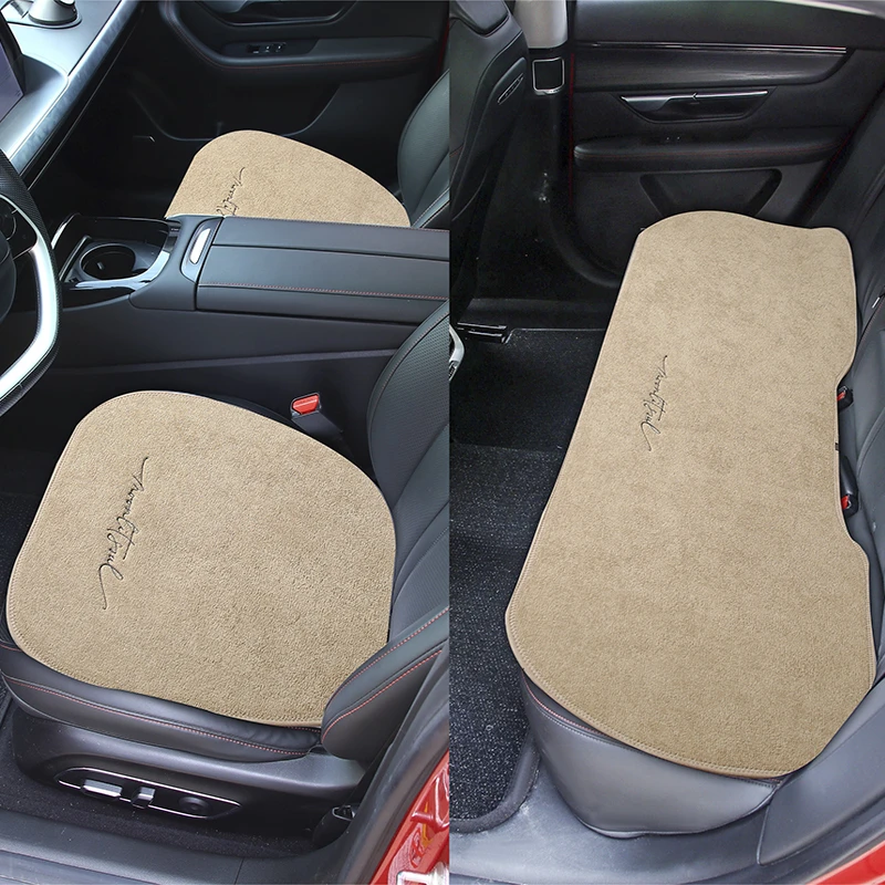汽车坐垫四季通用单片三件套车内后排座椅垫透气车用防滑座垫靠垫