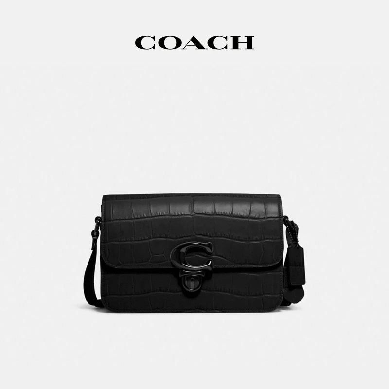 COACH/蔻驰 女士经典时尚百搭STUDIO单肩包纯色压纹斜挎包