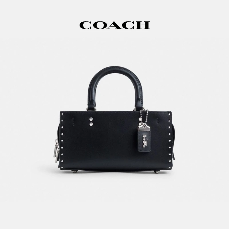COACH/蔻驰 女士轻奢时尚百搭休闲潮流经典铆钉ROGUE 26号手袋