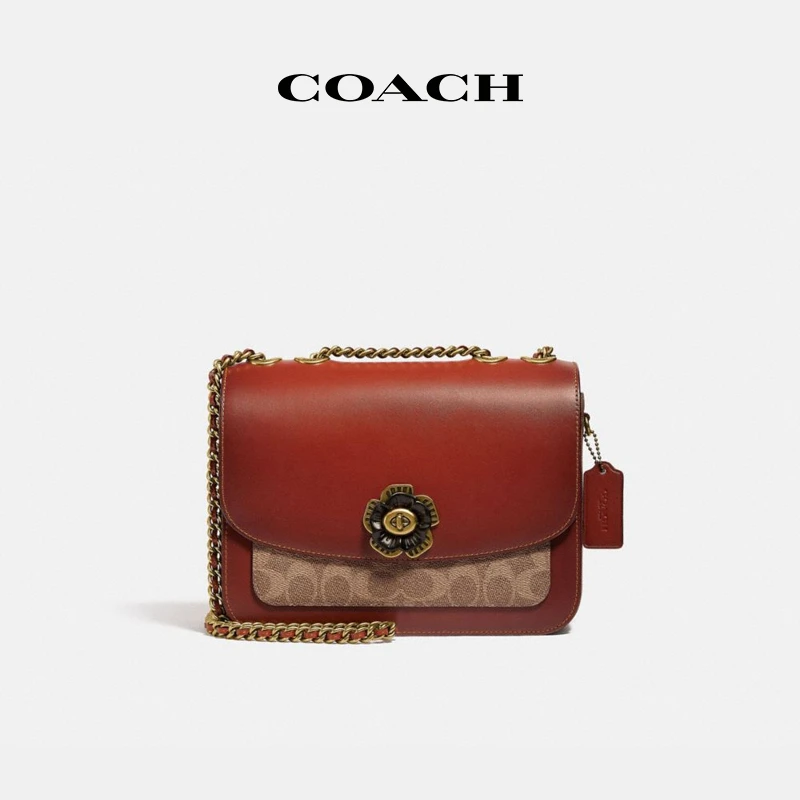 【胡兵精选】COACH/蔻驰 女士经典标志MADISON 山茶花链条包