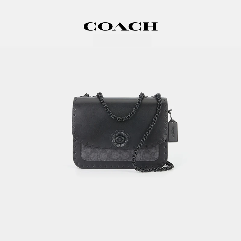 【骞挑万选】COACH/蔻驰 经典标志饰钉MADISON单肩包