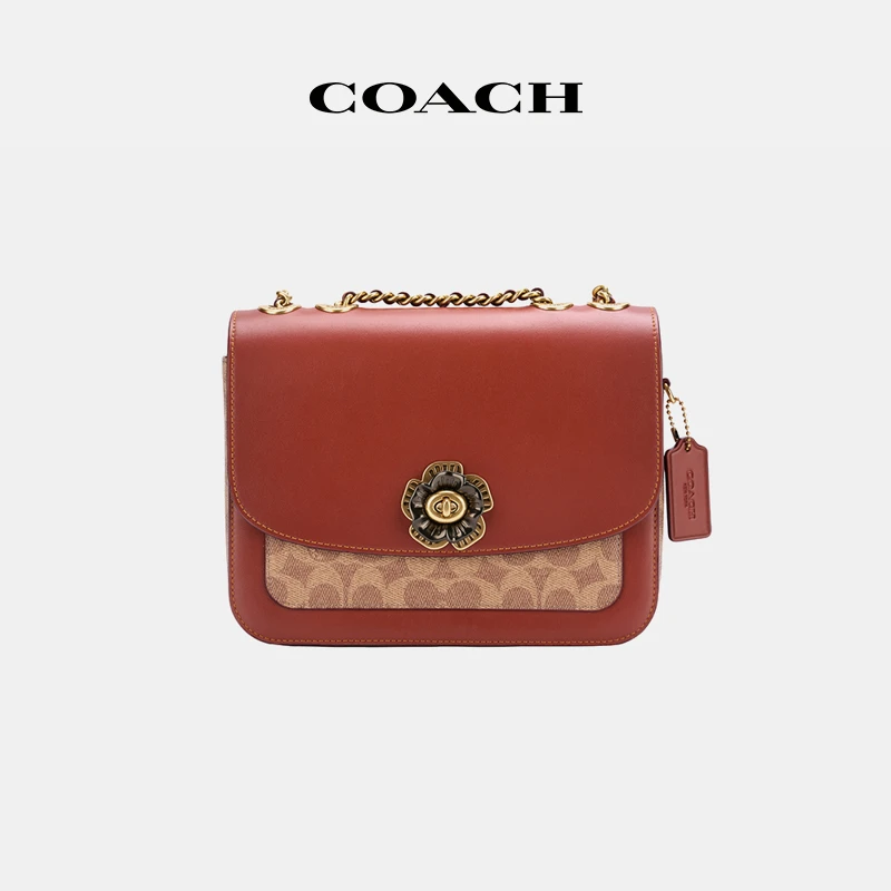 COACH/蔻驰 女士时尚经典标志MADISON单肩包山茶花