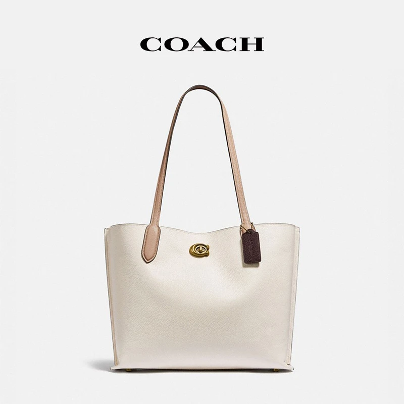 COACH/蔻驰 女士WILLOW托特包 士时尚简约都市大容量手提包