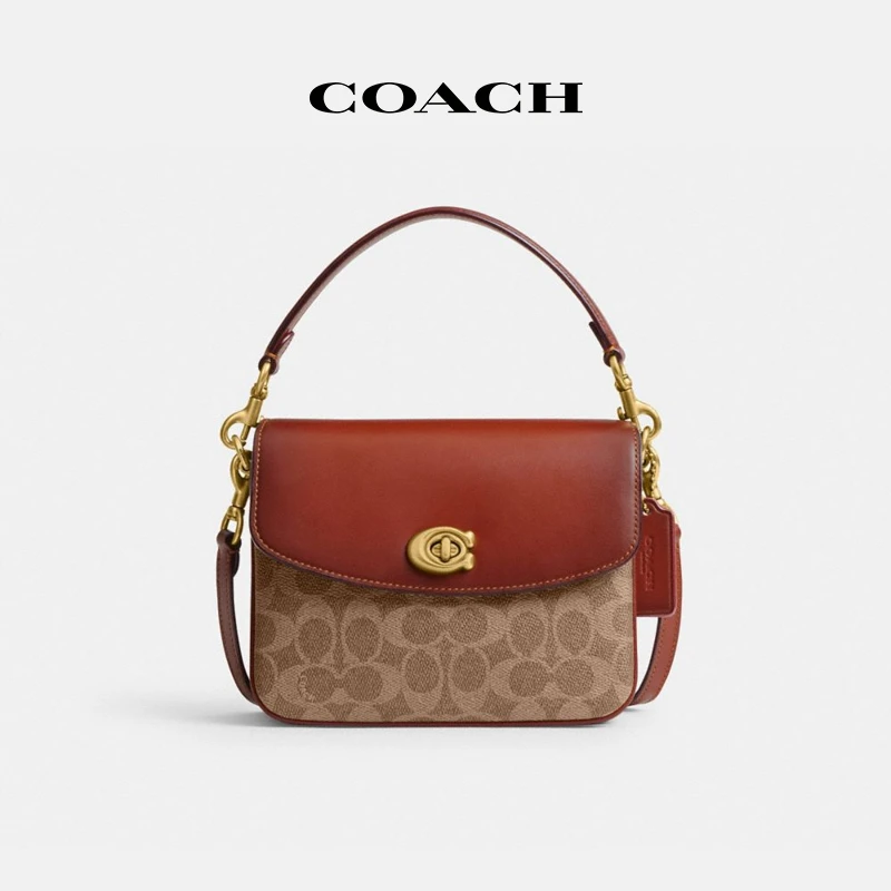 【小小莎专属】COACH/蔻驰 典标志涂层帆布CASSIE 19号斜挎包